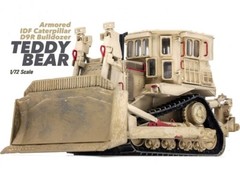 1/72 Israel Armored IDF Caterpillar D9R Bulldozer Desert Color Plastic Model New