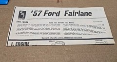 Amt/Ertl 1957 Ford 3 in 1 Model Kit 1/25 Open Box READ DESCRIPTION