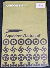 Squadron/Letraset* A4 Instant Lettering Sheet #S13780 German Armor Unit WW2 READ