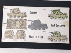 ESCI Armor- MARDER III German Tank Destroyer 1:72 Model Kit