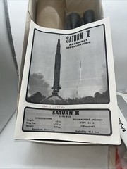 Estes Apollo Saturn V Flying Model Rocket – #1236 (K-36) – Untested, Appears New