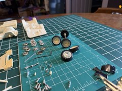 HTF OG VTG AMT 1959 FORD GALAXIE CONVERTIBLE #139 1-CK Car Kit Started + XTRAS