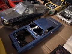 Lot Of 37 Vintage Junkyard Model Parts & Bodies Chargers ‘57 Chevy Impala Monte