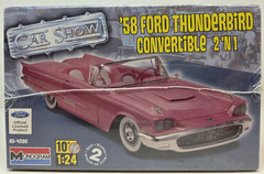 Monogram Car Show ’58 Ford Thunderbird Convertible 2 ‘N 1 1:24 Model Kit 85-4280