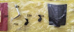 AMT CustomShop 1958 Ford Edsel Black Red Top Un-Built 1/25~No Box ~Parts bagged