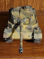 Vintage Hand Painted German VK 45.01 (P) Porsche Tiger Tank