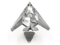 LOCKHEED MARTIN F-117 NIGHTHAWK AIRCRAFT STEEL MODEL KIT BY METAL EARTH MMS164