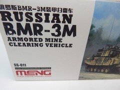 Meng 1/35 Russian BMR-3M Armored Mine Clearing Vehicle Model Kit SS-011 Open Box