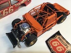MODEL BUILT CAR PONTIAC #66 PHILLIPS TropArtic NASCAR JUNKYARD