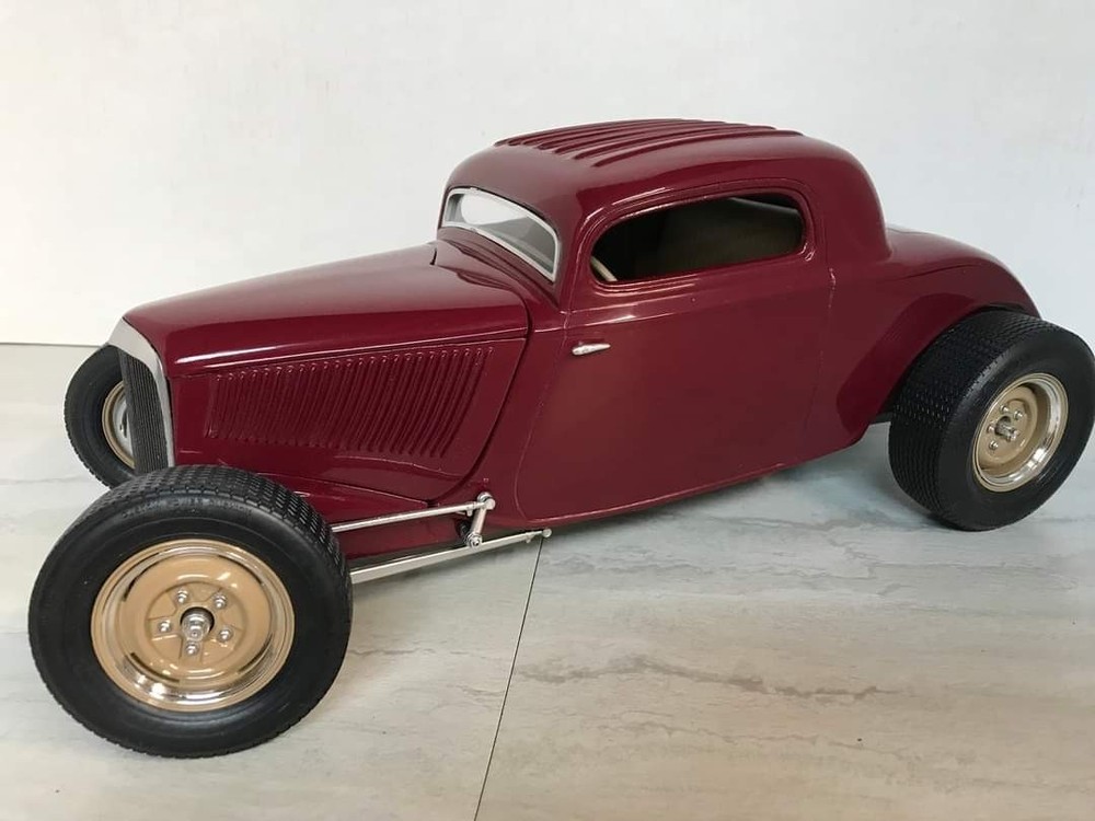 1/8 scale Chopped 1933 1934 Ford 3-window Coupe Body Only Best Available