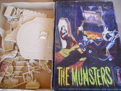 🔥POLAR LIGHTS 5013 THE MUNSTER LIVING ROOM KIT 2001 ISSUE 🔥INSTUCTIONS MISSING