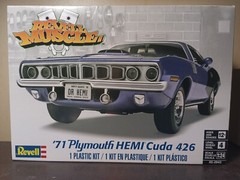 🌟 Rear Wing / Spoiler 1971 Cuda 1:24 Scale 1000s Model Car Parts 4 Sale Revell