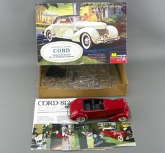 Monogram Classic Cord 1937 Phaeton Sedan 1/24 Model Partially Assembled & Photos
