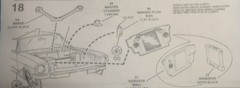66 SHELBY MUSTANG GT 350H ENGINE BAY DETAILS – REVELL – MODEL CAR KIT PARTS LOT