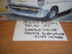 Atlantis 1957 Chevy BEL Air unbuilt kit junkyard