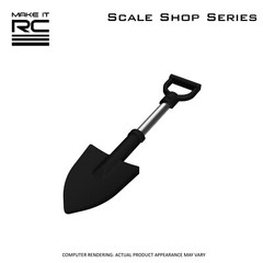 x4 Make It RC 1/24 Scale Shovel for Model Car/RC Shop, Diorama, Garage