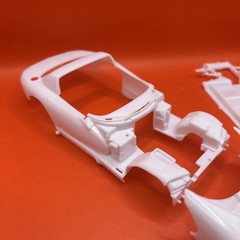 Dodge Viper RT/10 Monogram Body Hood Chassis Bumper Cov Model Parts 1:25 New L2