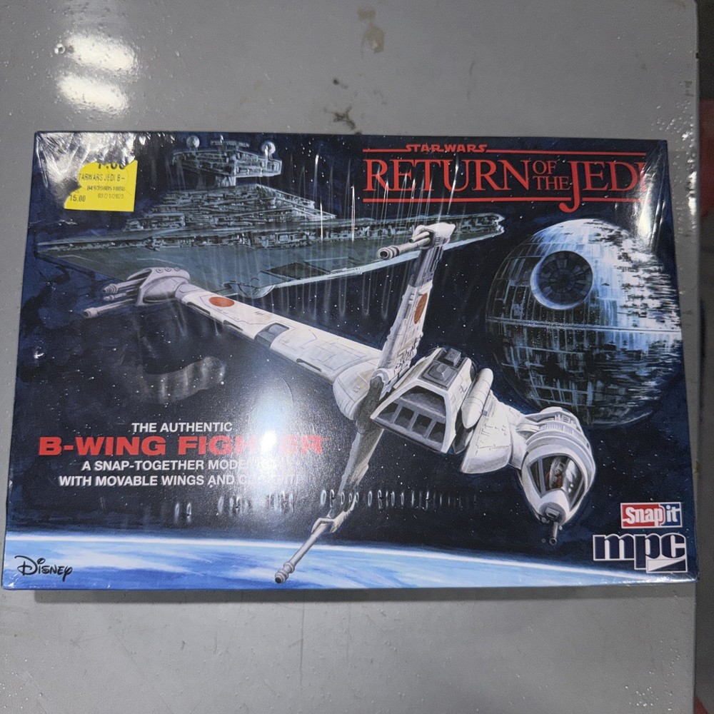 New MPC Star Wars Return of the Jedi ROTJ B-Wing Fighter Model Kit