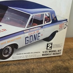 NEW! Sealed! Lindberg Color Me Gone 1964 Dodge 330 Super Stock Model Car Kit