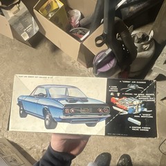 AMT 1969 Corvair Custom Monza 1/25 Scale Model Kit