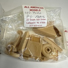 Resin All American Models 1940 Parts kit & 1 ton wheels RARE. HTF