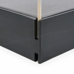 US Big Acrylic Display Box Perspex Case 14.7″ L Plastic Dustproof Self-Install