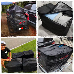 15 Cu. Ft. Waterproof Cargo Carrier Bag 48 In. X 31 In. X 18 In. Hitch Cargo Bag