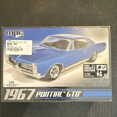 MPC 1/25 1967 Pontiac GTO Model Kit MPC710L/12 Unassembled Plastic Car