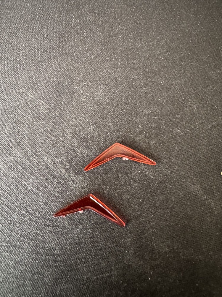 AMT 31838 1/25 57 Ford Fairlane Parts Kit Bash Red Clear Misc Lenses 4