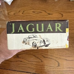 Vintage 1950s Premier Products Co Jaguar XK120 Model Car Kit BOX ONLY FREE SHIP