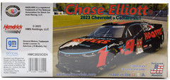Salvino JR Models “Hooters” Chase Elliot 2023 Camaro ZL1 Nascar 1/24 Car Kit