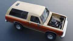 1/25 resin 3d printed 1987 Dodge Ramcharger by Andrey Bezrodny