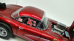 Dragster Race Car Corvette Chevy Chevrolet Built Model Racing Hot Rod Promo 55