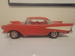 *Vintage* 1957 Chevy 2dr Hardtop Built 1:25