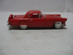 Monogram Red 1956 Ford Thunderbird T-Bird 1/24 Scale Built Model Kit #2289