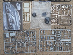 DONOR KIT – ASPHALT MODIFIED RACE CAR KIT – BLACK – NO DECALS – 1/25