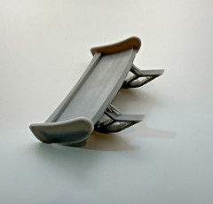 1 18 Scale Rear Spoiler No Prep Drag Style 3D Printed Resin Parts