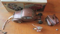 AMT 1940 Ford Deluxe Coupe Orig Issue Kit Drag Gasser Built in Box Hot Rod 60’s