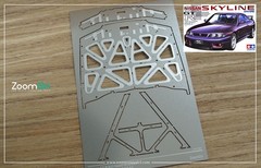 ZoomOn 1/24 GT-R R33 Hood Structure (PE) for Tamiya kit