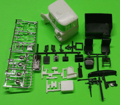 Mack DM800 Heavy Duty 1/25 MPC Cab Body Interior Tub Dash Chrome Detail Parts