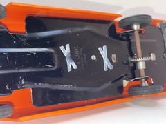 AMT TEST SHOT Promo Friction 1956 Continental Mark II 1/25 ORANGE