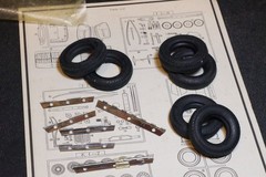Entex 1:16 #8501 1936 Mercedes 540K Maharaja Sport Roadster *Missing Deck Lids*