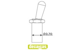Decalcas 1/24 1/20 1/25 Toggle Switches (24pcs)