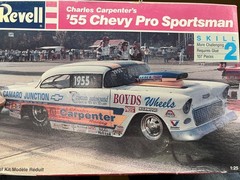 Revell 7194 1955 Chevy Charles Carpenter Pro Sportsman Drag Car 1/25 McM Niob.