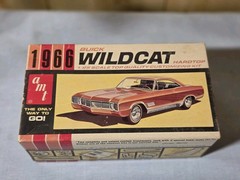 RARE ORG 1/25 AMT 1966 BUICK WILDCAT HARDTOP CUSTOMIZING KIT #6526-150 MIB 60s
