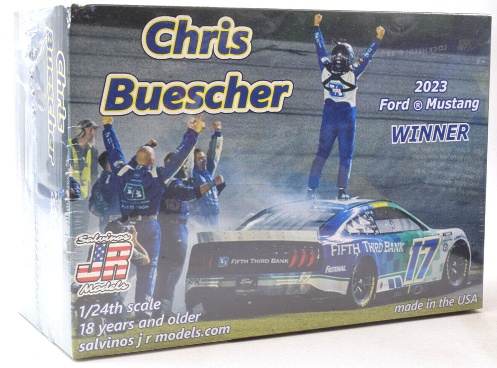 Salvinos JR Models “Fifth Third Bank” Chris Buescher 2023 Ford Mustang 1/24 Kit