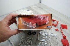Monogram ’56 T-Bird Model Car Kit 1:24 Scale Pre-Owned Partially Assembled 1956