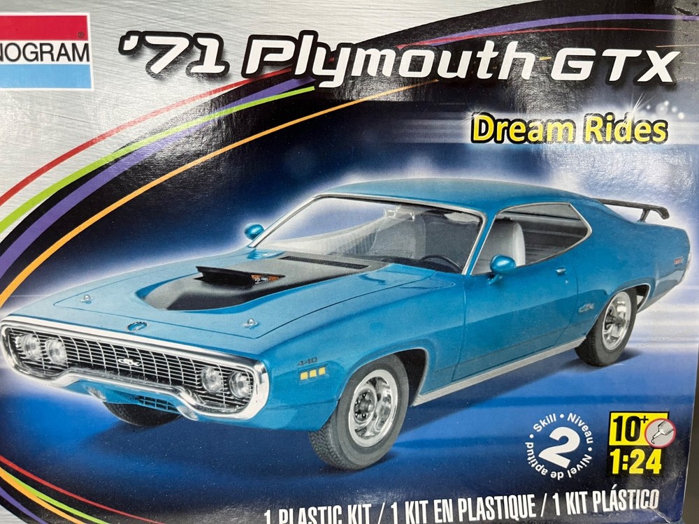 Monogram 85-4106 1971 Plymouth GTX Car Model KIT 1/24 McM Niob