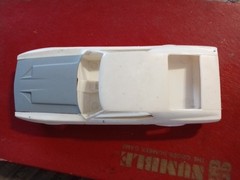 Eleanor 71 Ford Mustang AMT 1:25 Model Kit Body Slot Car Parts Pieces Junkyard