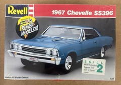 Revell 1967 Chevelle SS396 Coupe (Factory Sealed) Kit #7146 – 1/25 VTG 1989 USA